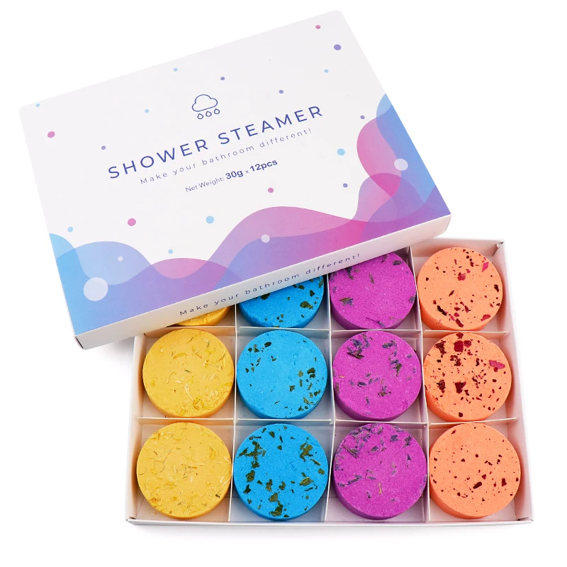 Aromatherapy Shower Tablets Long-lasting Fragrance Bathing Steamers Unique Natural Scents for A Relaxing Shower Experience