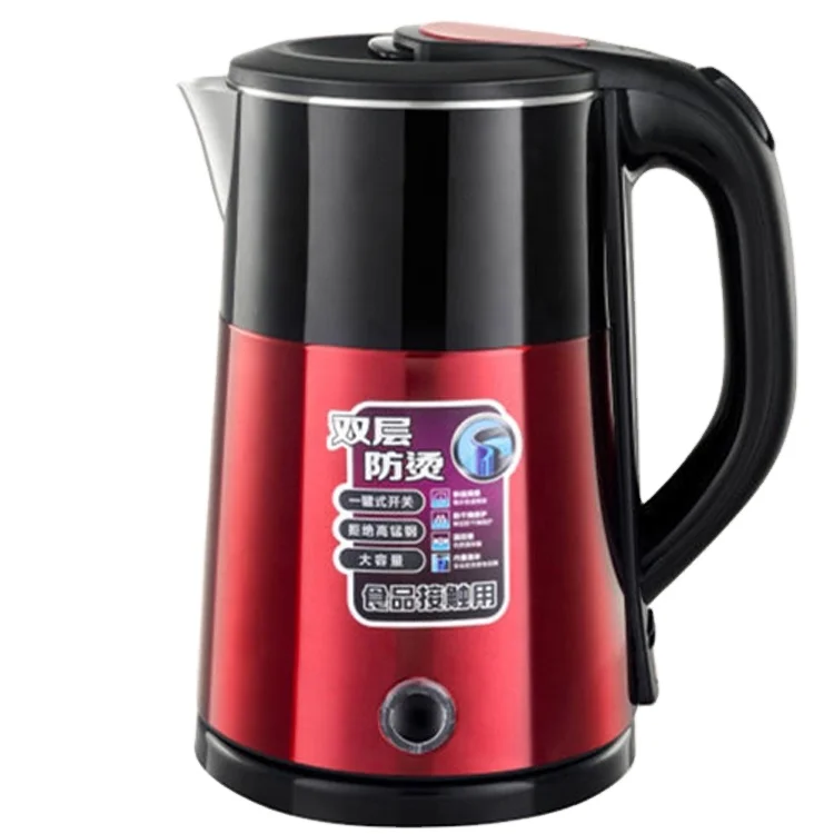 stainless steel kettles/ kettle Turkish Tea Maker stainless steel kettles electric water kettle/ 1.8L double wall kettle