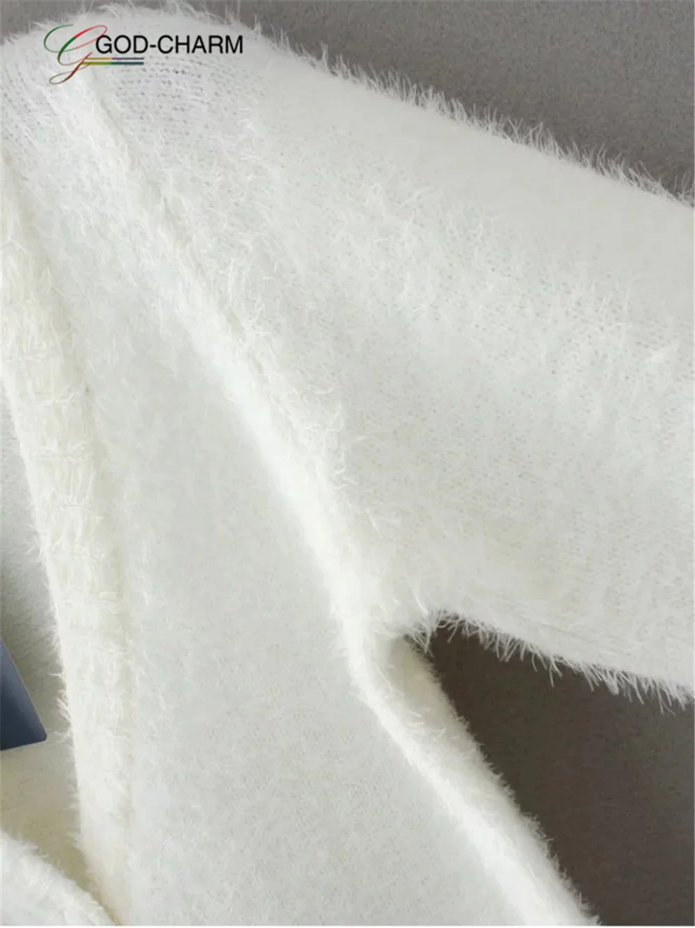 *GC-0828 Wholesale sexy high quality Good quality Bestsale in-stock pullover knit  women mohair sweater