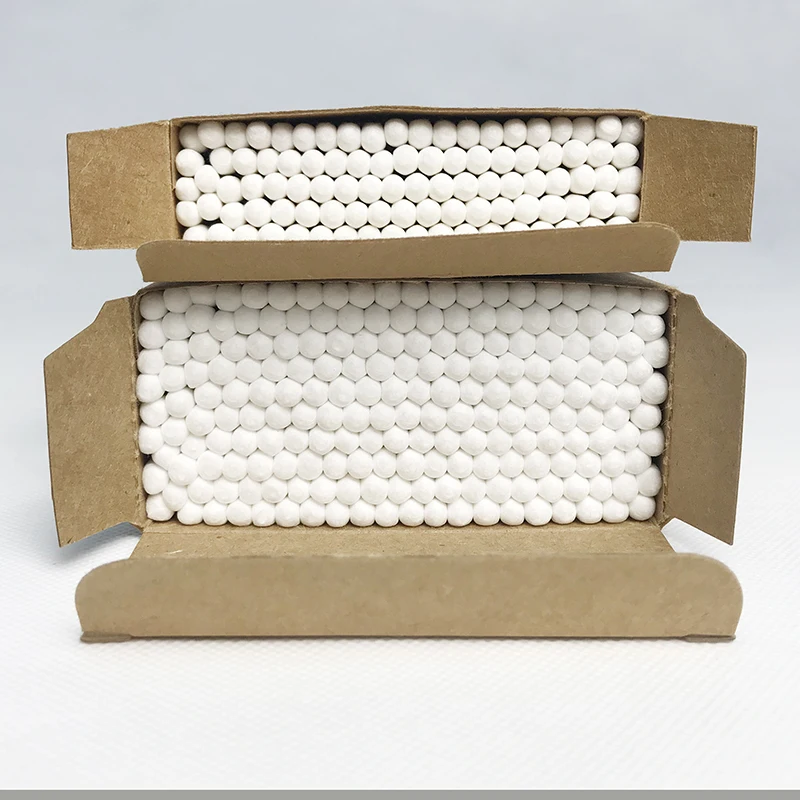 Bamboo stick cotton buds Bamboo stick cotton swab with customized cardboard box