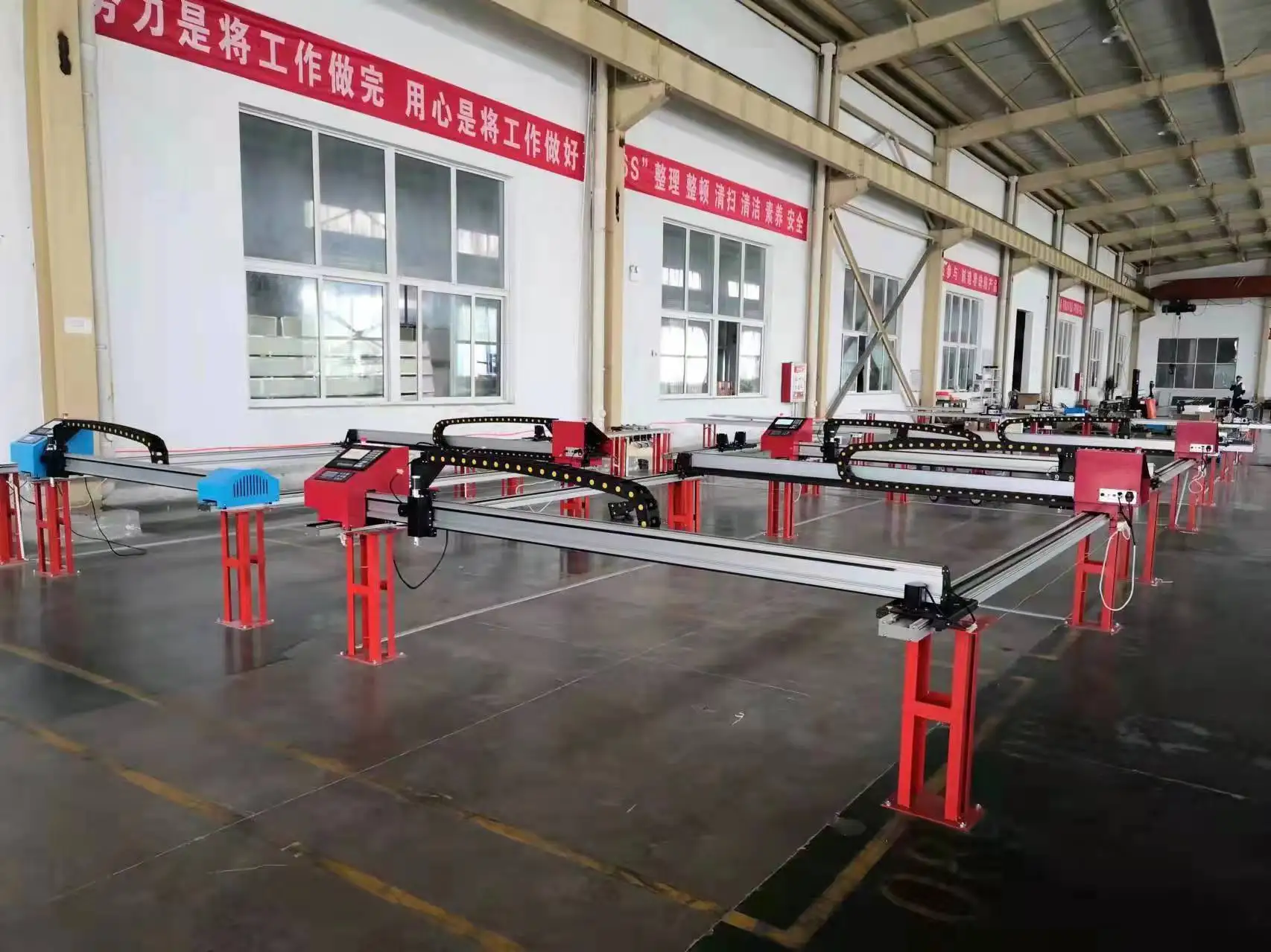 Professional Gantry Type Metal Cnc Plasma Cutting Machine Plasma Cutter
