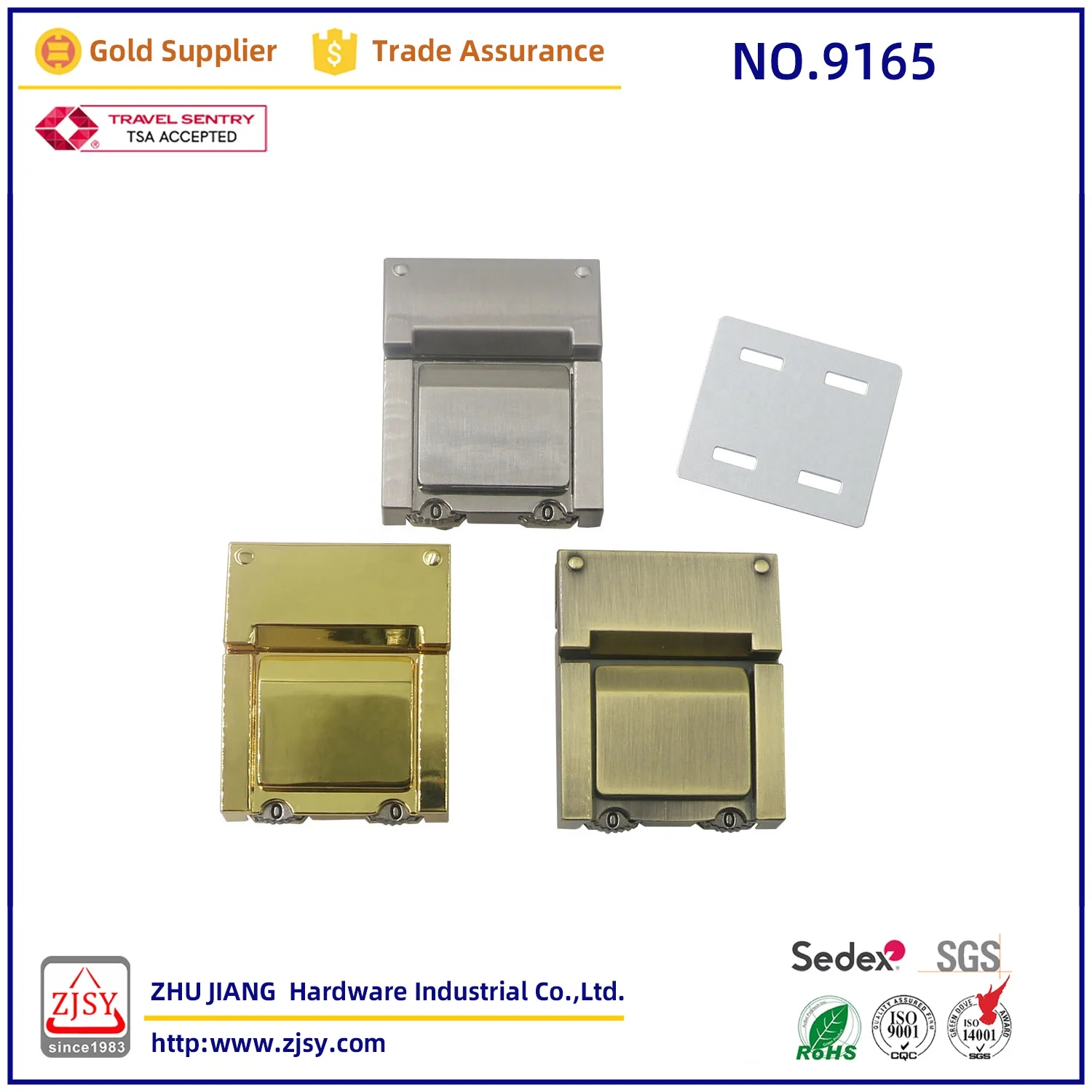 9165 the most fashionable high-quality zinc alloy 2-digit number round code lock briefcase insert lock security bag lock