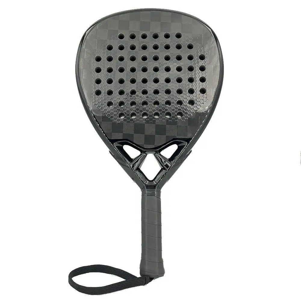 Custom Carbon Fiber Surface with Soft foam Core Paddle Tennis Racket padel rackets Paddleball Racquets paddle rackets