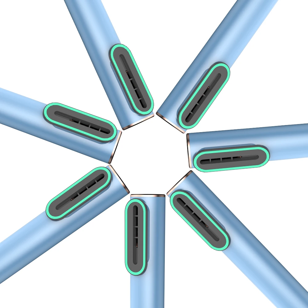 intertec high power 3 temp/2 speed negative ion automatic thermostatic low noise hair dryer with diffuser