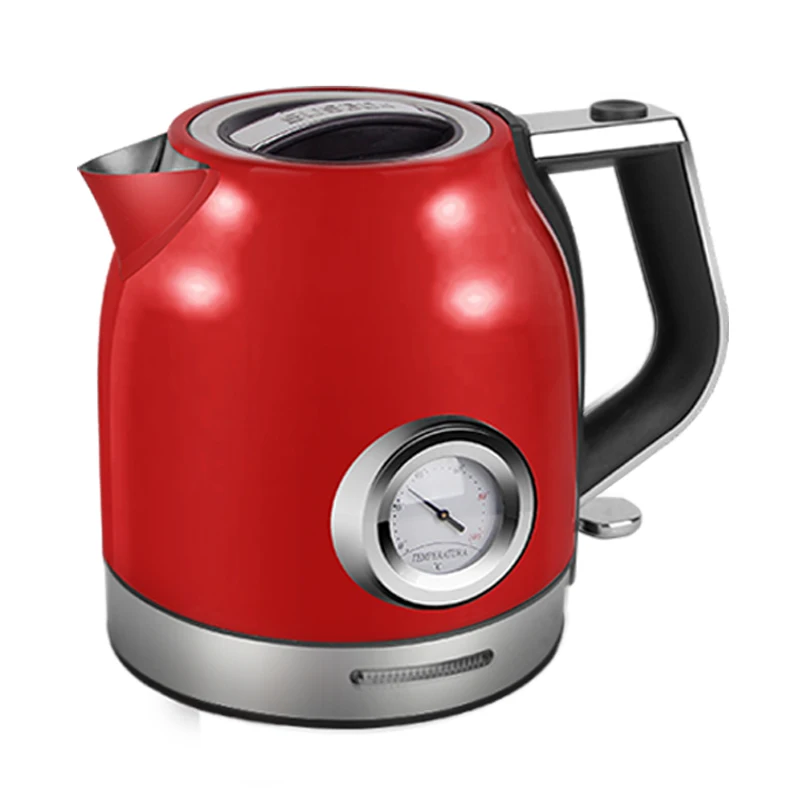 1.8L European Style Electrical Water Kettle Boil Dry Protection Fast Boiling Kettle with Colorful Coating