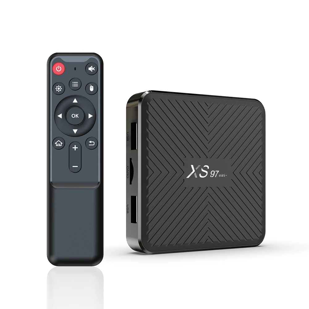 ТВ-приставка Amlogic S905W2 XS97mini + Smart android 11, двойной Wi-Fi, мощная мини-приставка 4K HD