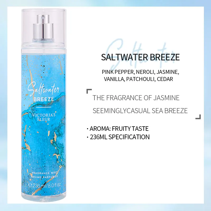 VICTORIA`S FLEUR Long Lasting Perfume 236ML Ladies Body Spray Original Women Perfumes