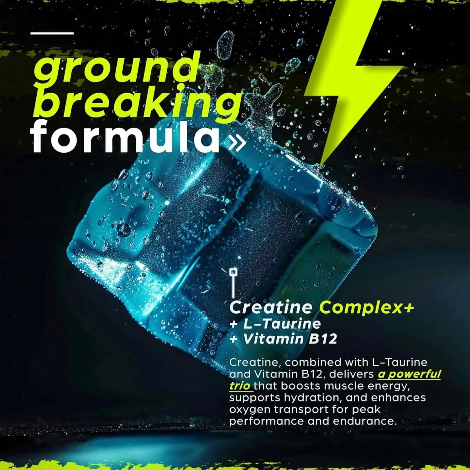 Creatine Monohydrate Gummies 6 Gram creatine for Men Women 120 Count ugar-Free Pre Workout Chews For Building Muscle