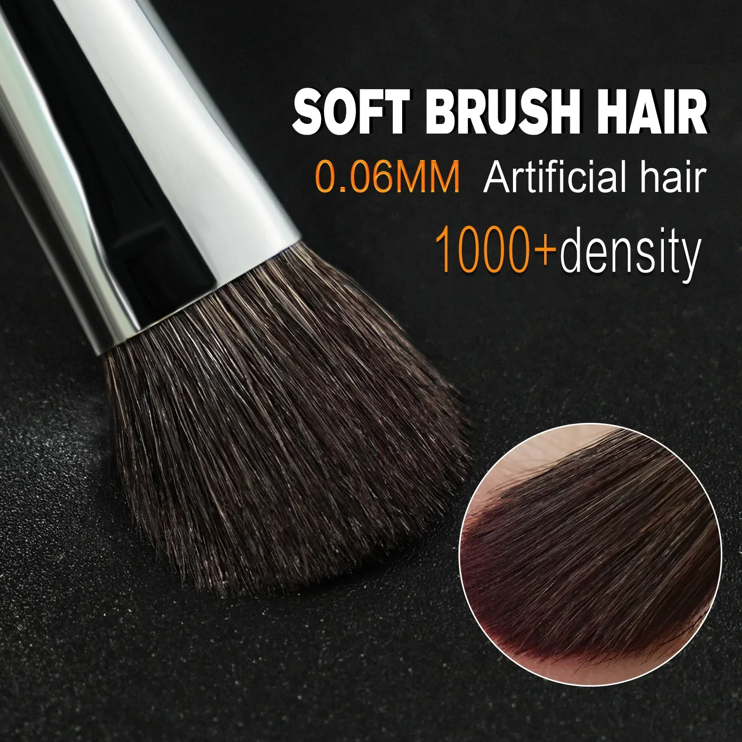 BEILI Wholesale Black Eye Makeup Brushes Sets Synthetic Goat Hair Custom Logo Precise Detail Full Eyeshadow Eyebrow Brushes Kit