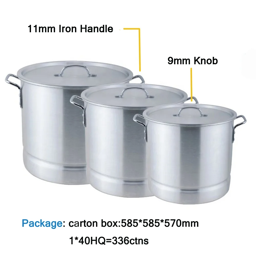 64QT 84QT 100QT алюминиевый котелок пароварка