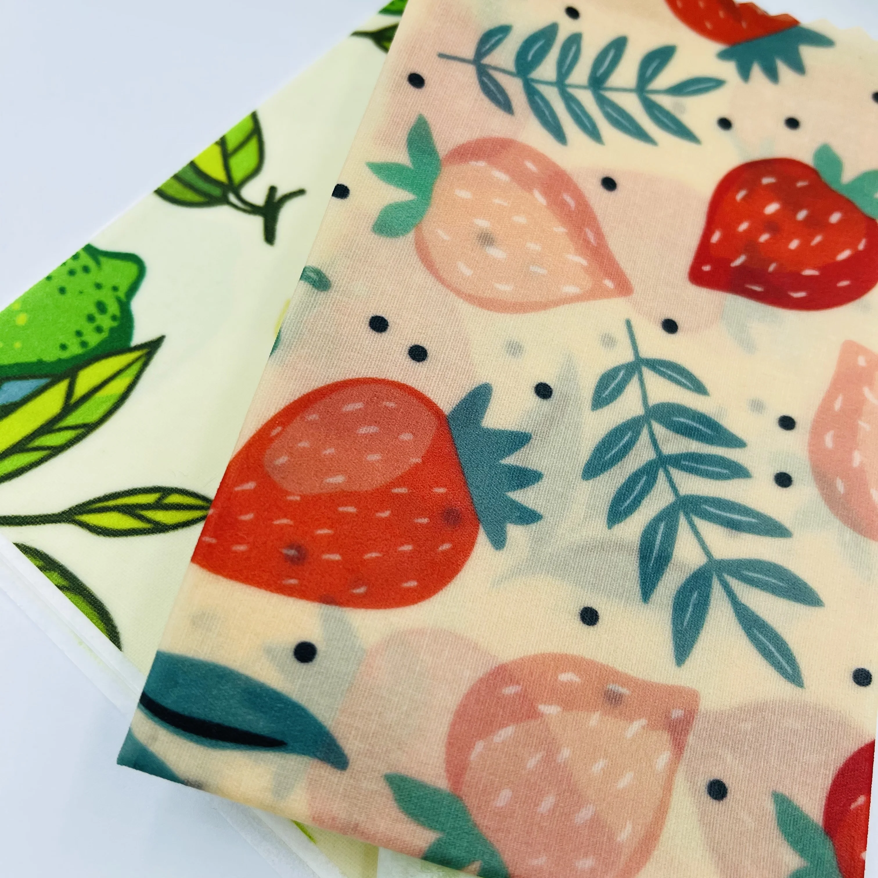 Natural Vegan Plant Base Sustainable Beeswax Food Storage Wrap Reusable Dish Bowl Covers Containers Bee Wraps