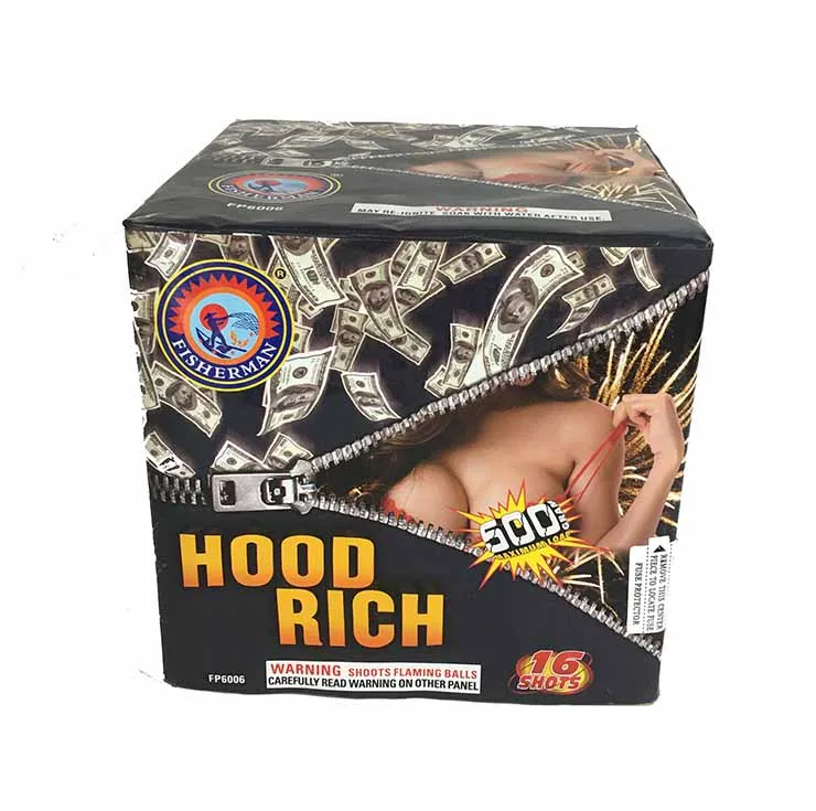 Hunan Liuyang Wholesale price 1.4G 16 shots consumer battery cake fireworks for American Market