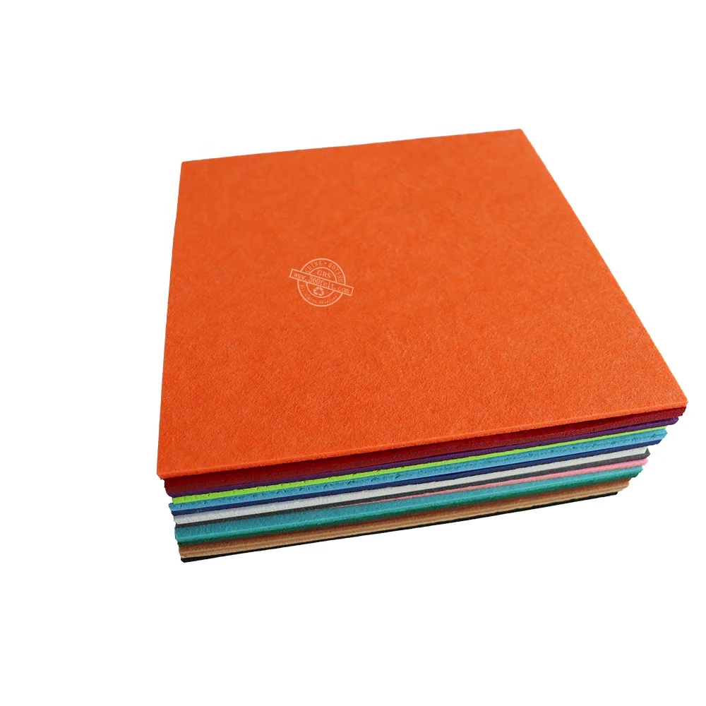 Supplier Decoration Felt acoustic felt fabric with GRS