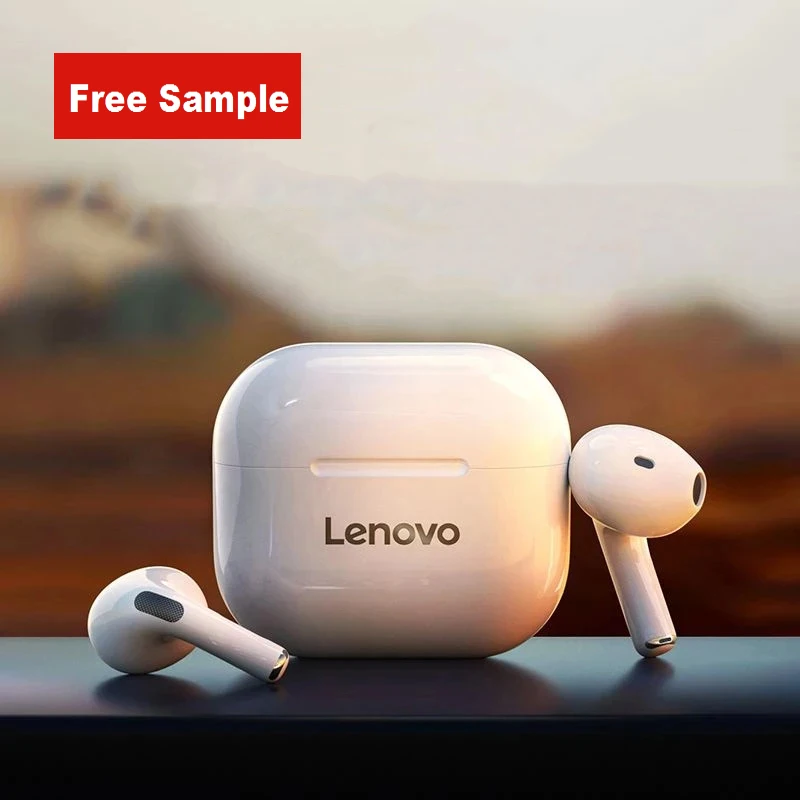 Free Sample Original Lenovo LP40 TWS Earphone & Headphone Bluetooth TWS Earphones LP 40 Pro audifonos-bluetooth Wireless Earbuds