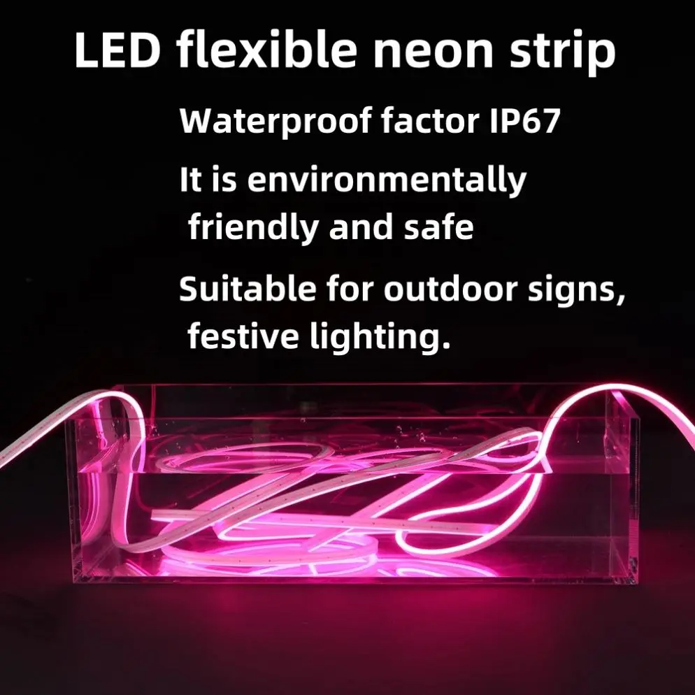 Lights Silicone Led Neon Transformer Light Eyelashes Room Lighting