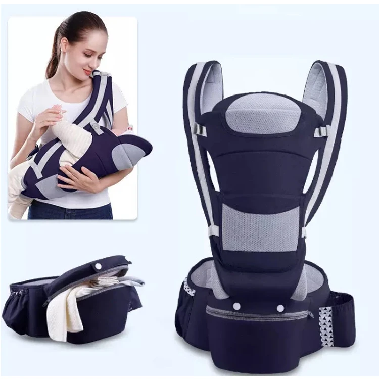 New Born Baby Carrier Set Infant Kids Backpack Sling Front Facing Kangaroo Baby Hip Seat