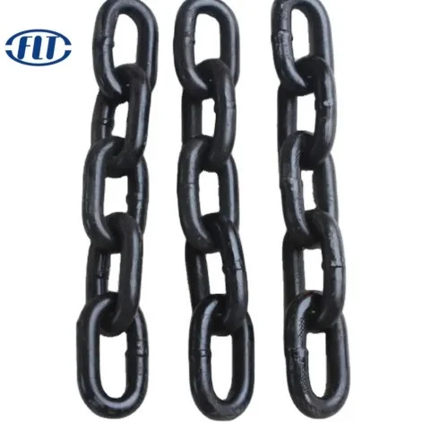 FLT EN818-2 Standard High Test Alloy Steel Link Chain Black Oxide Lifting Chain G80