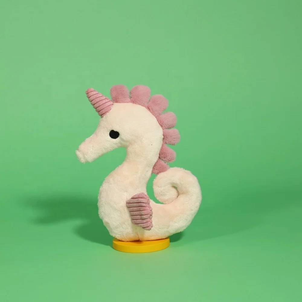 new designed manufacturer wholesale price cute seahorse plush toy stuffed animal toy