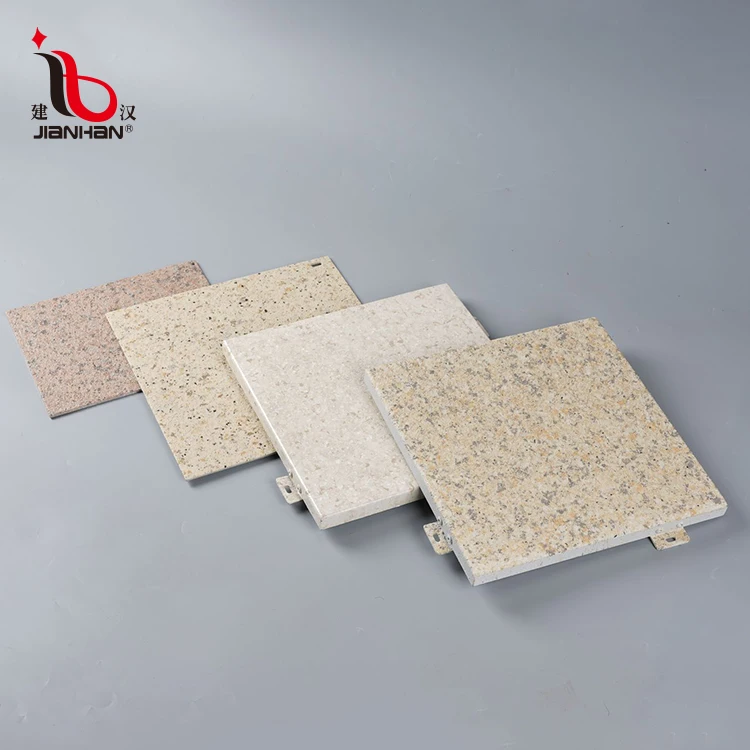 
customized square building look like stone exterior curtain wall panel aluminum veneer 