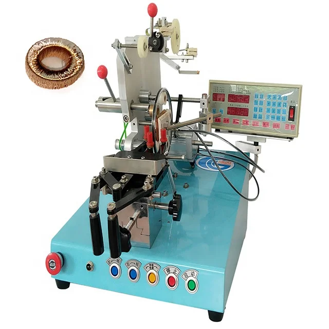 6 inch side sliding double count Toroid winding machine for transformer