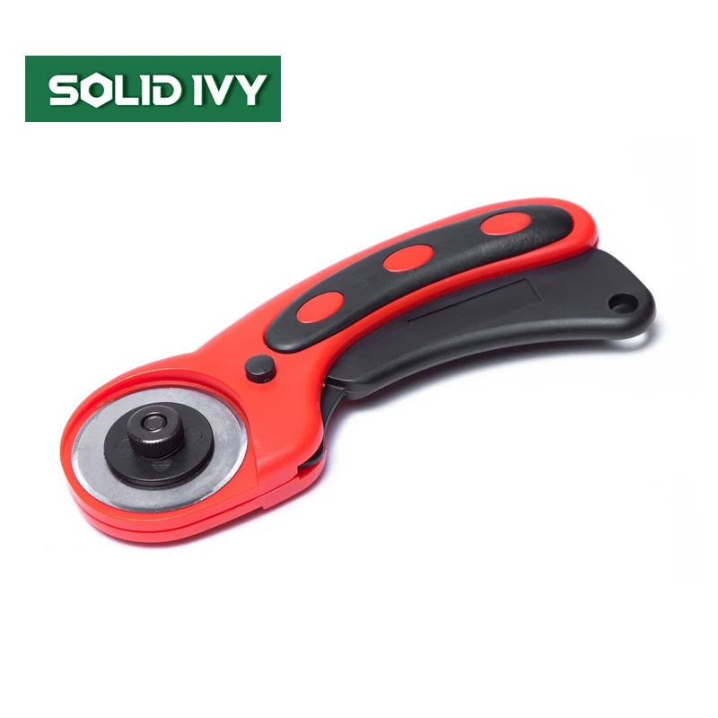 2023 High Carbon Steel Blades Cheap Promotional Paper 45mm Leather Plastic Handle Rotary Cutter