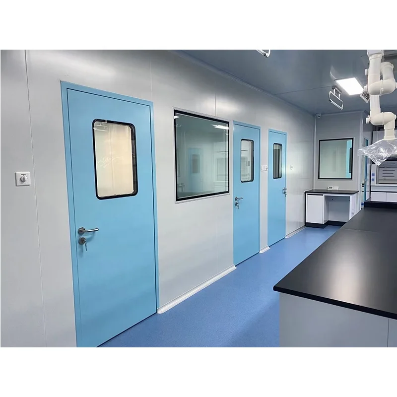 Gmp Operating Cleaning Room Purification Wholesale Sandwich Panels Door Clean Room For Plant Modular Cleanroom