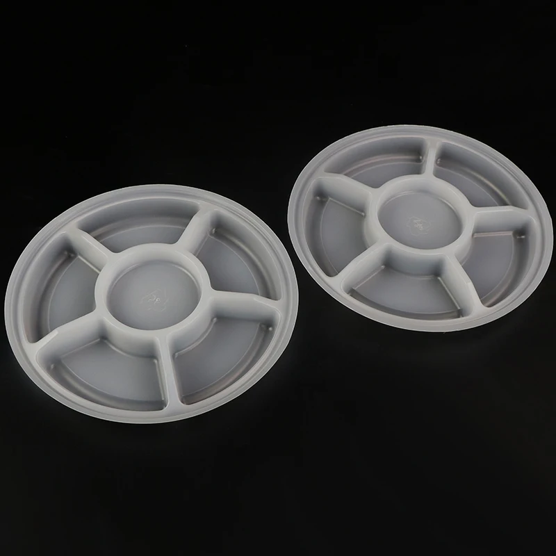 6 In 1 White Insert Inner Tray Packaging Round Box With Inner Tray Food Blister Inner Tray