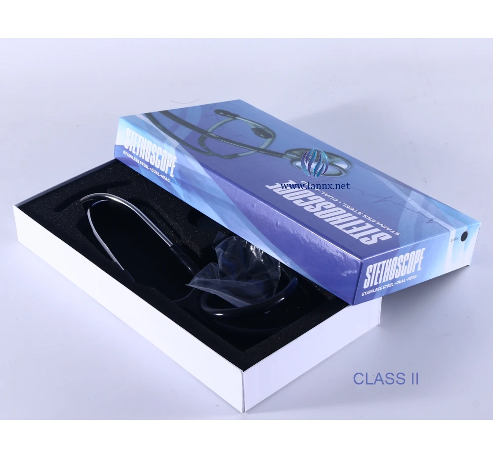 LANNX CLASS II Dual Head customize stethoscope class ii Doctor stethoscopes Professional Stetoscopio Medical use Stethoscope