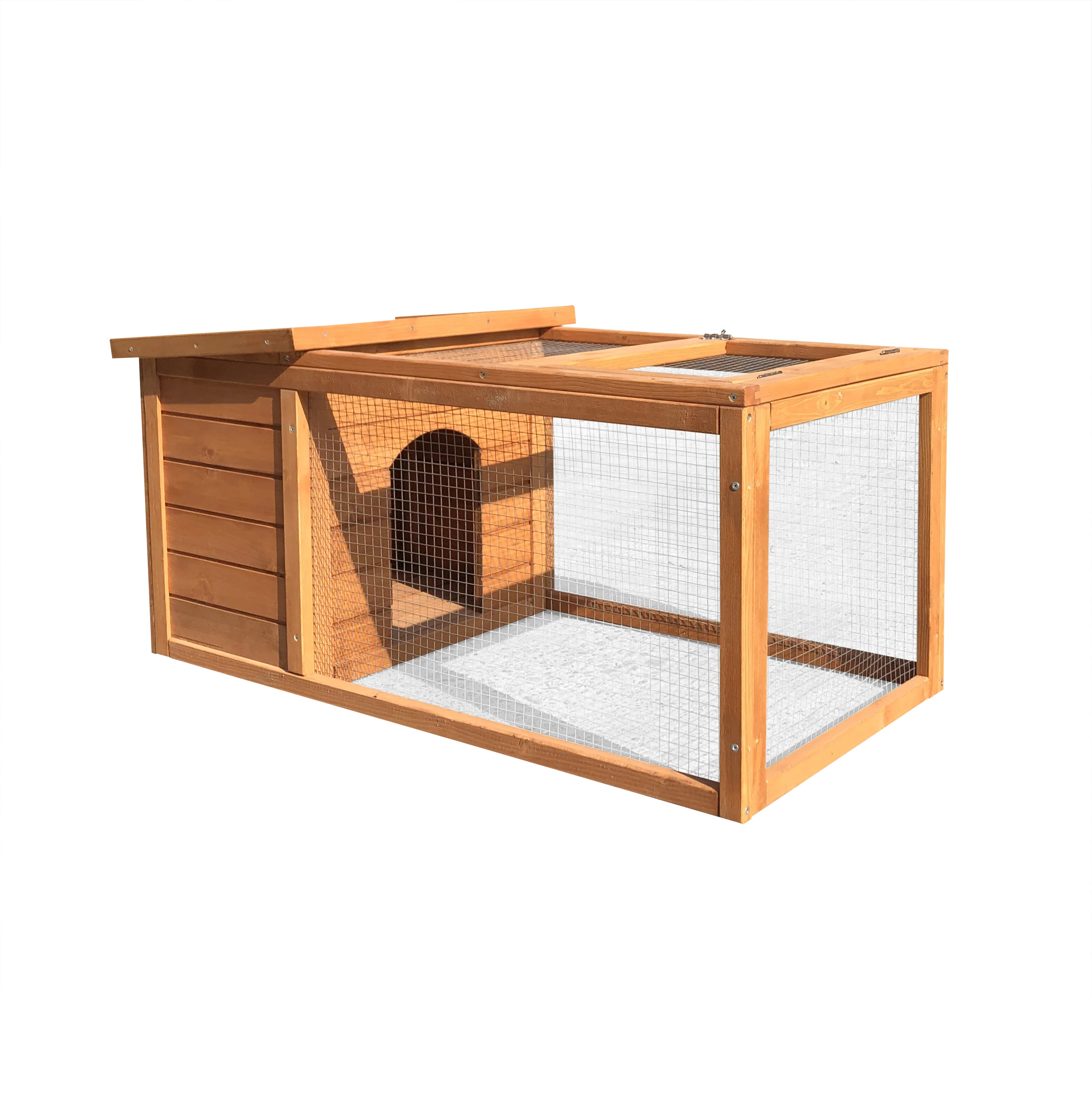 Wholesale Holz Hasenstall Backyard Rabbit House Cages for Rabbits