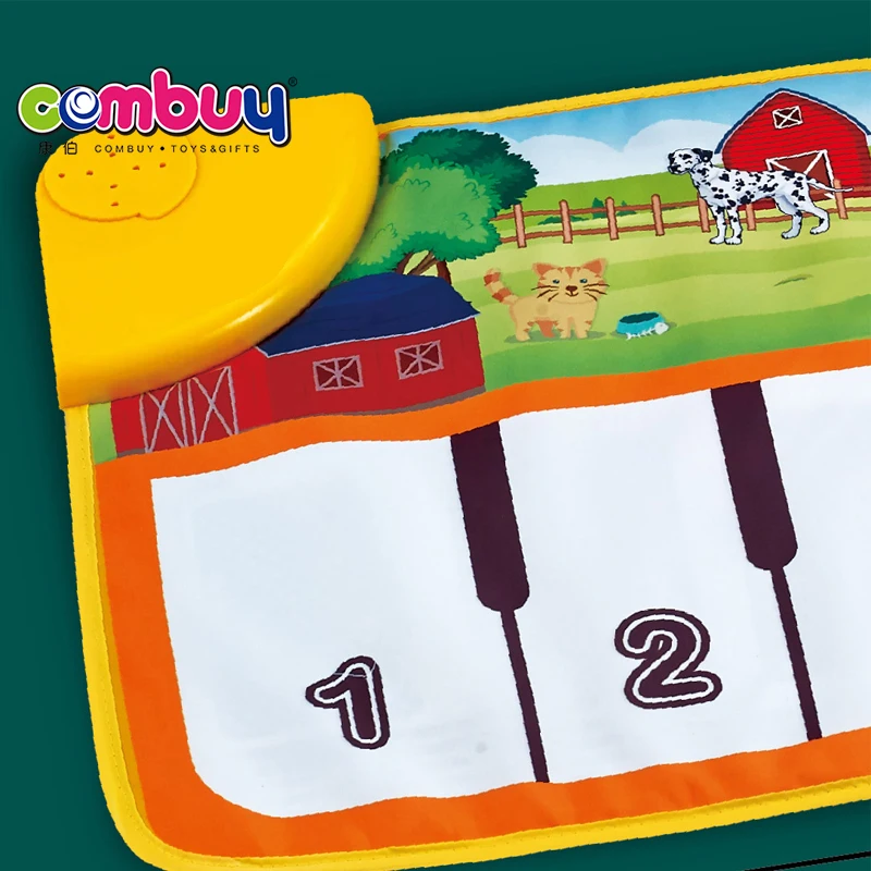 Музыкальный Игровой Коврик 2 в 1 обучающая история игрушки с педалью клавиатура пианино танцевальный коврик