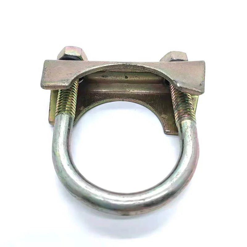 High Strength Carbon Steel U Bolts with Zinc Plating M10*90mm Size Customizable OEM/ODM Support for Pipe Clamping