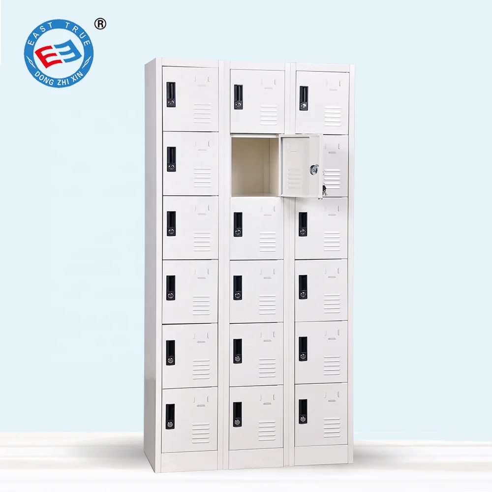 2022 gym metal storage locker for changing room 18 door steel lockers