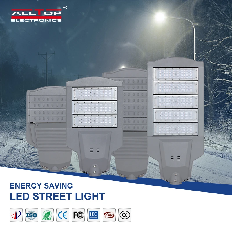 Alltop Manufacturers New Design Outdoor Waterproof Ip65 Housing Ac Energy Saving Aluminum 100w 150w 200w 250w Led Street Lights