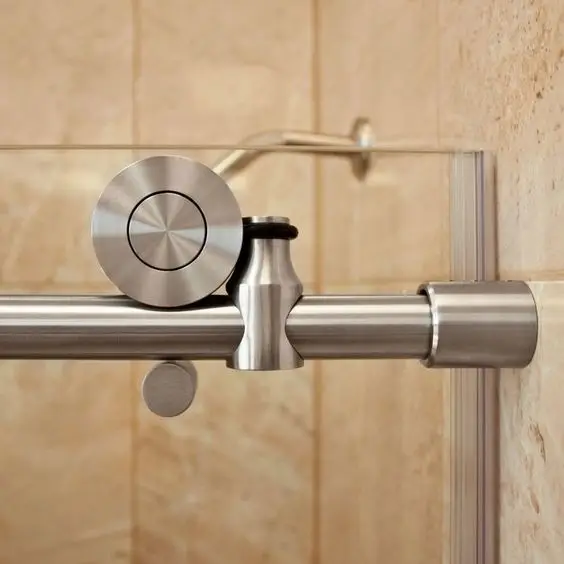 Shower Glass sliding door system stainless steel Multiple Colors  Surface Finishes Available Shower room