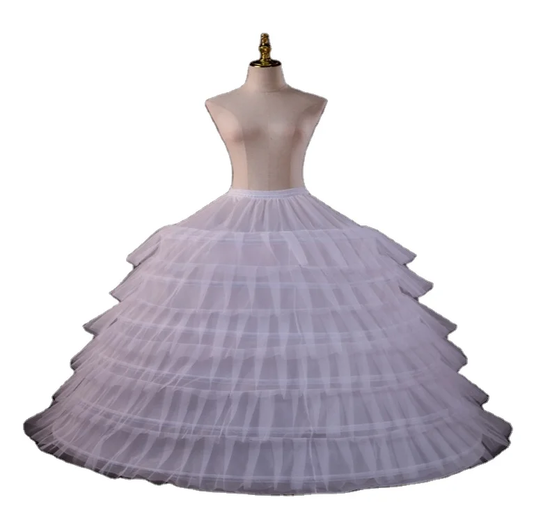 Горячая Нижняя юбка для кринолинов и обруч quinceanera из рыбьей кости 6 Хопп