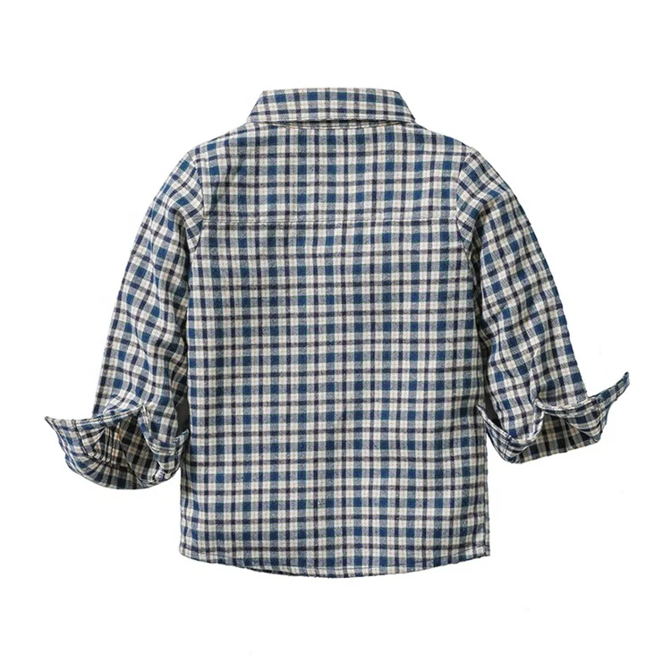 
Fashion Spring Autumn Kids Plaid Shirt Cotton Long Sleeve Blouses Casual Shirts Children Clothing Boys shirts 