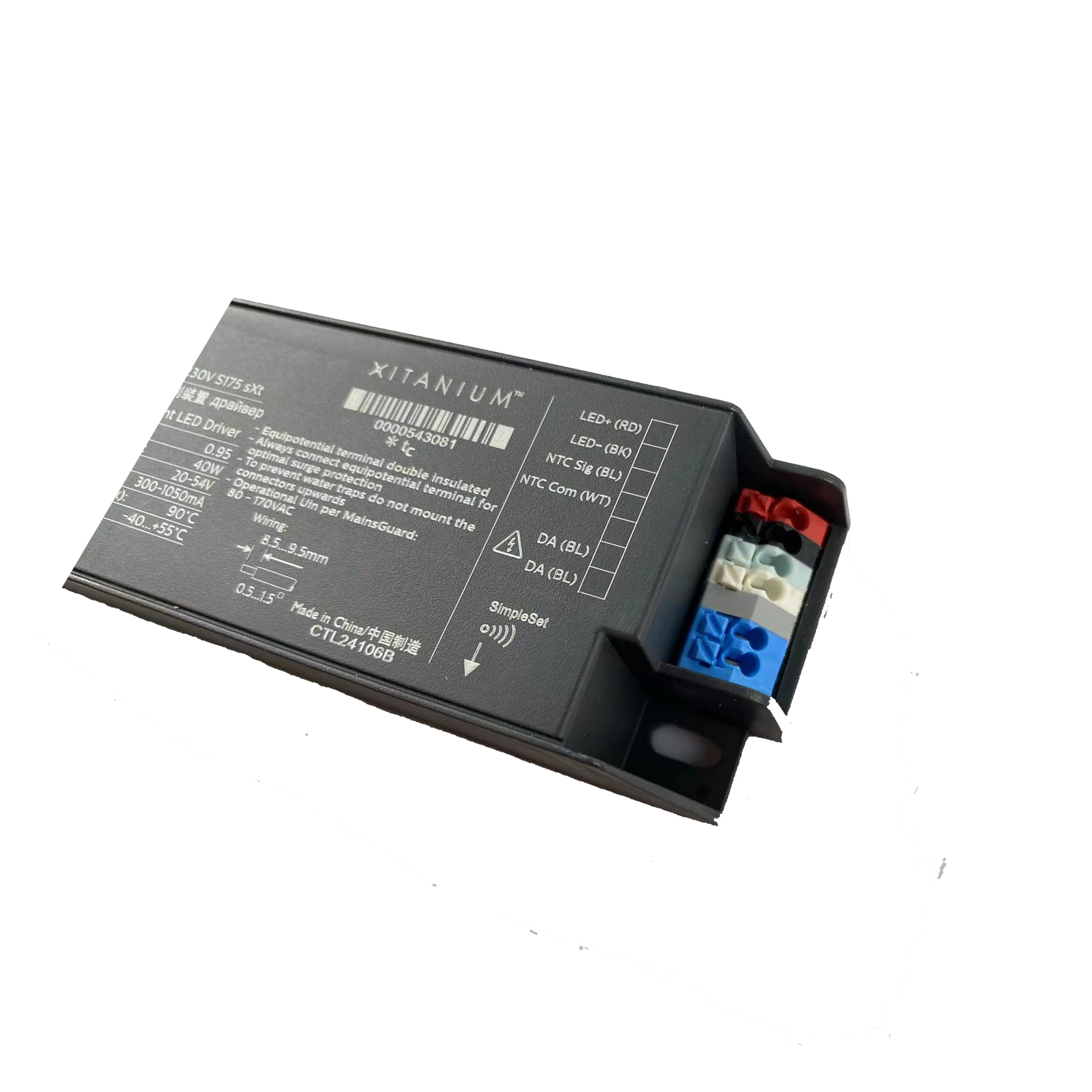 Xitanium FULL Prog LED Xtreme drivers Xi FP 40W 0.3-1.0A SNLDAE 230V S175 sXt 929003458806