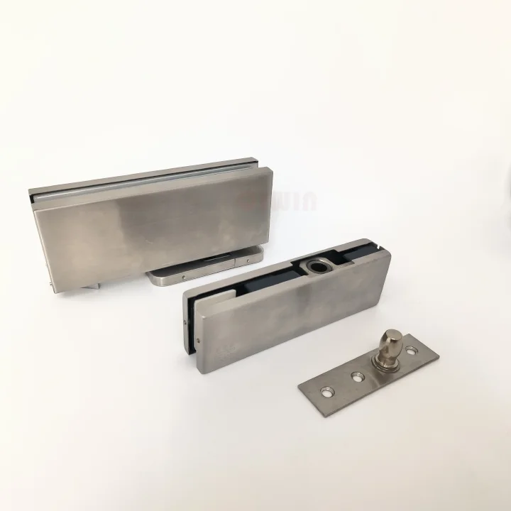 Glass Door Closer Concealed Door Hinge Spring surface mounted Hydraulic Patch Fitting Hydraulic Floor Hinge