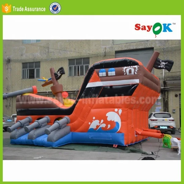 Giant Inflatable Pirate Slide Kids Bouncers Jumpers Used Bouncy Castles For Sale