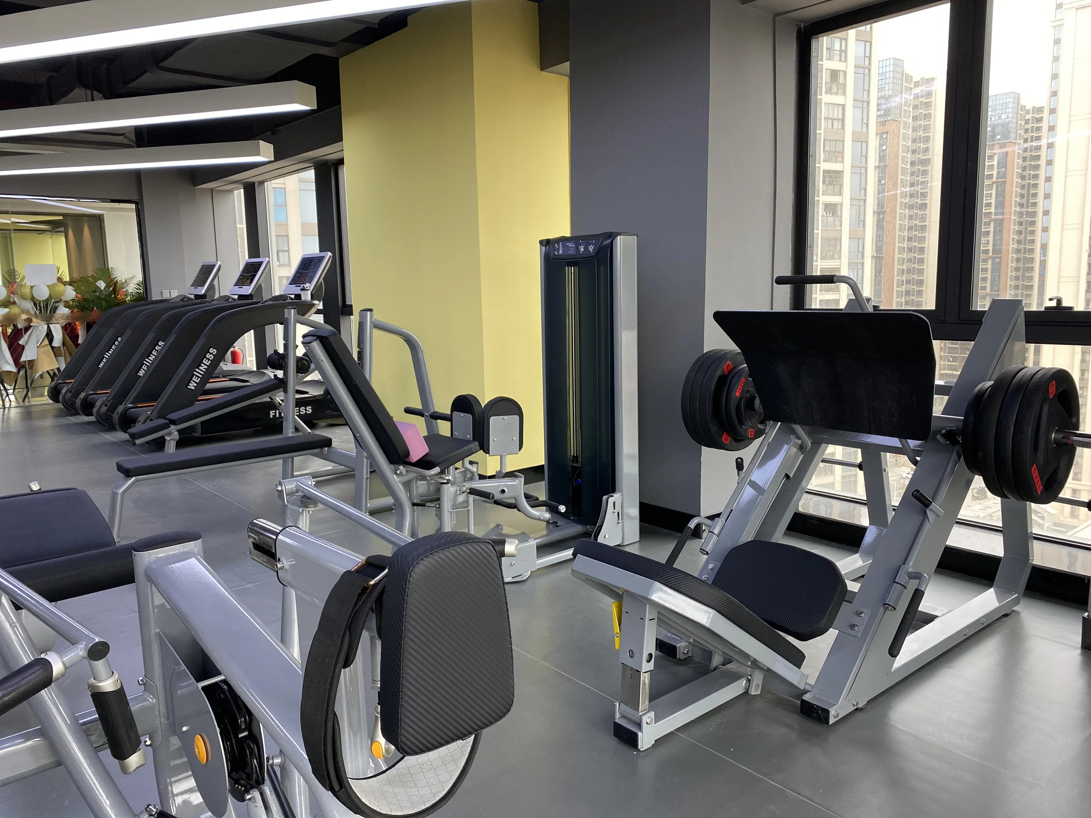 Strength Training Machine Hack Squat Leg Press Machine Gym Fitness Equipment 45 Degree Leg Press Machine