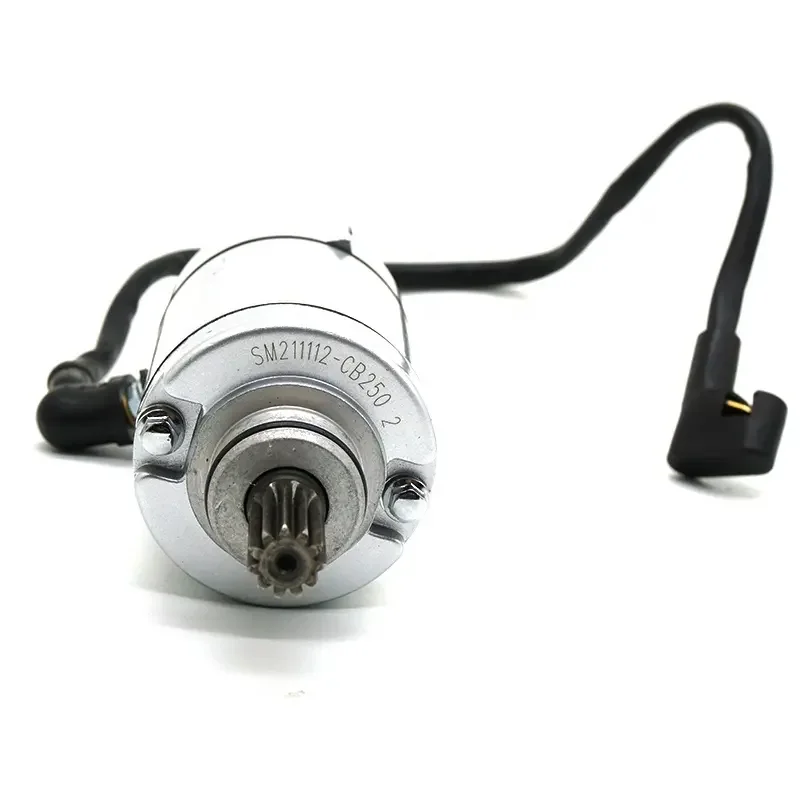 11T Motorcycle Starter Motor For ZONGSHEN-Motor Racing ZS166FMM CB250D-G BSE KAYO T2 T4 BSE