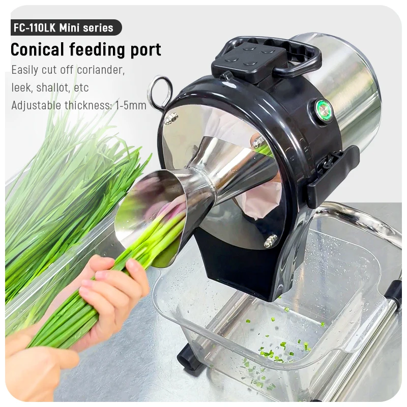 ASAKI Commercial Food Chopper Electric food processor Chili Carrot Ginger Mini Vegetable Cutting Machine