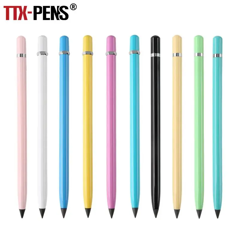 TTX School Stationery Hb Pencil Sketch Painting Replaceable Pencil Head Metal Eternal Pencil