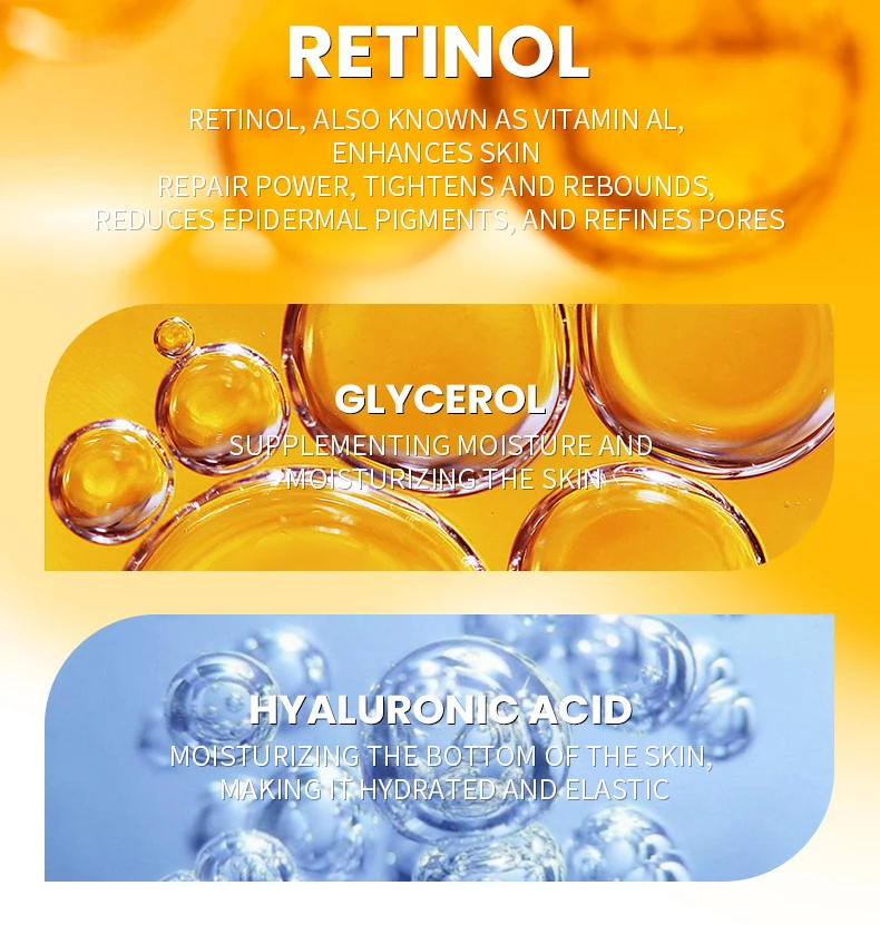 SEOMOU IN STOCK Anti Aging Serum,Retinol Serum With Collagen,Retinol Face Serum Organic Hydrating vitamin c serum retinol