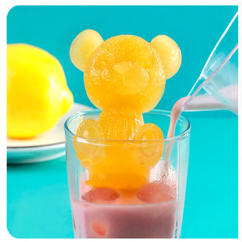 Home silica gel products: customized silica gel ice, honeycomb silica gel tray, cute animal ice tray