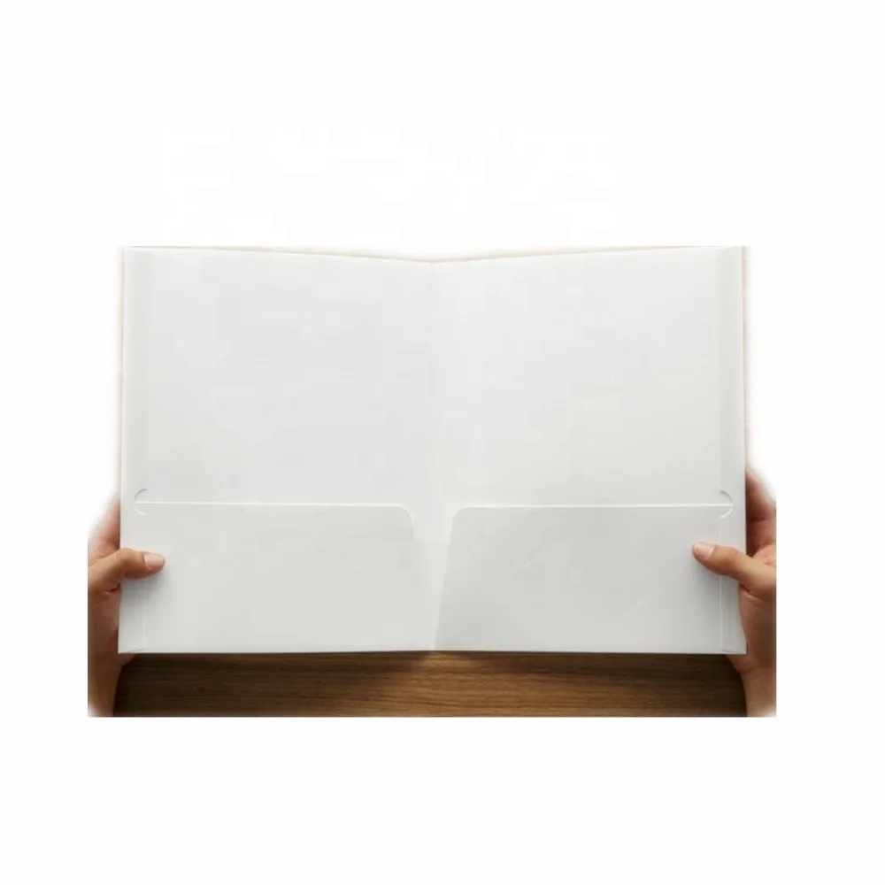 Luxury customized A4 Size Office School Use Custom Two Pockets Document Paper File Folder