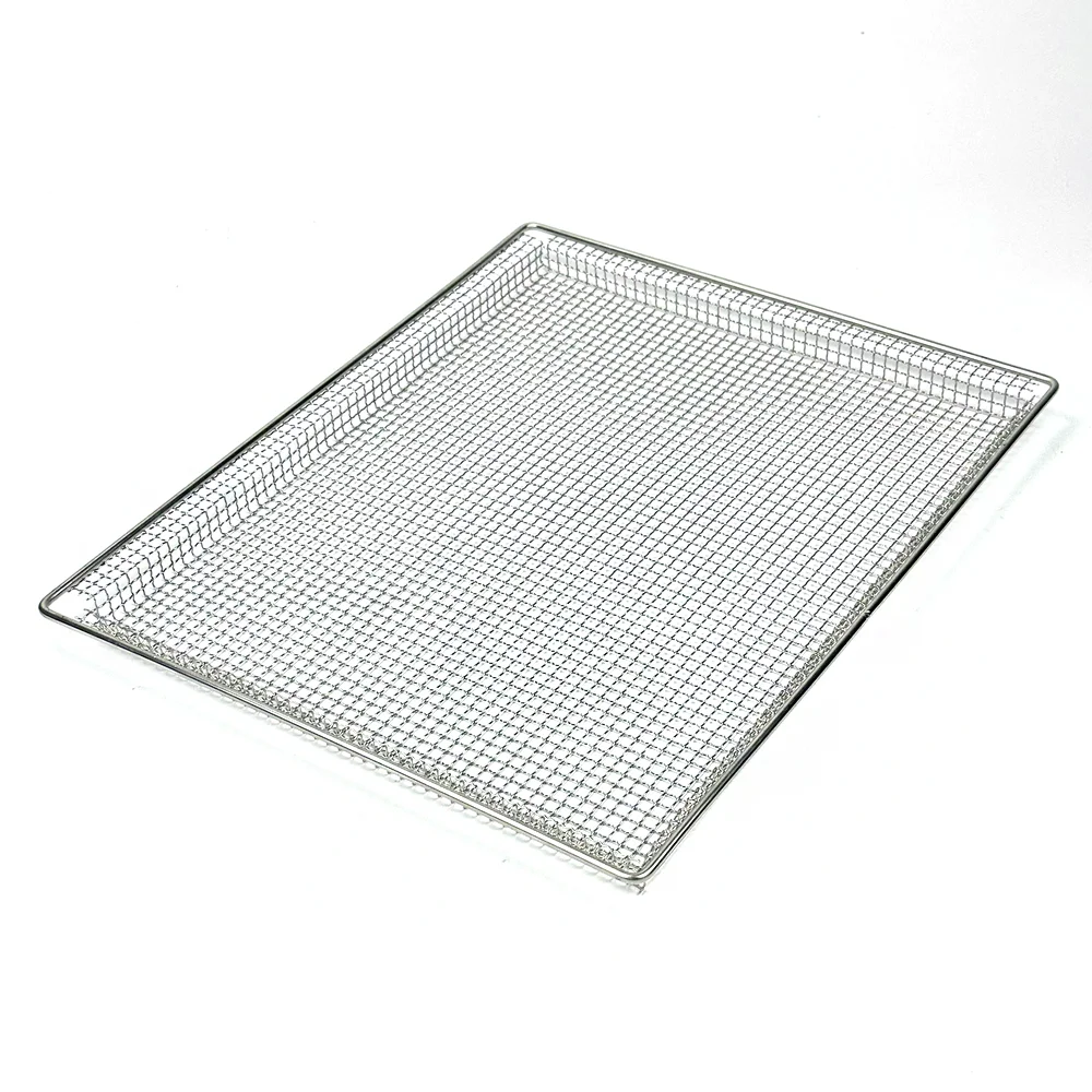 Custom-made food grade baking trays Stainless Steel Perforated Trays for beef jerky dehydration