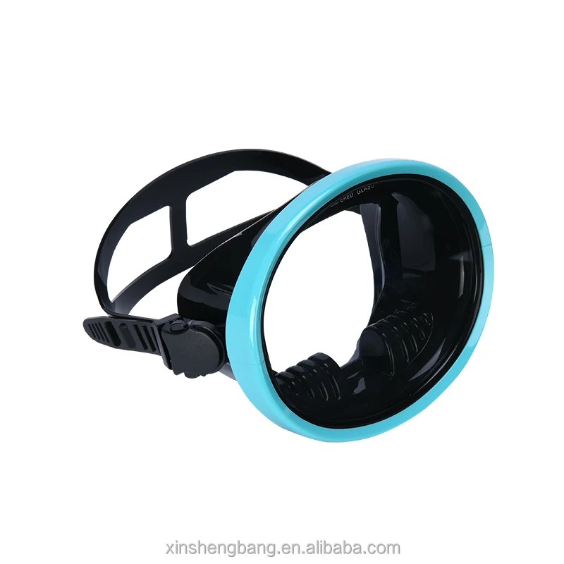 Flexible elastic liquid silicone VIEWUNOBSTRUCTED DIVING VIEWING Dive Frameless Oval Free Diving Mask