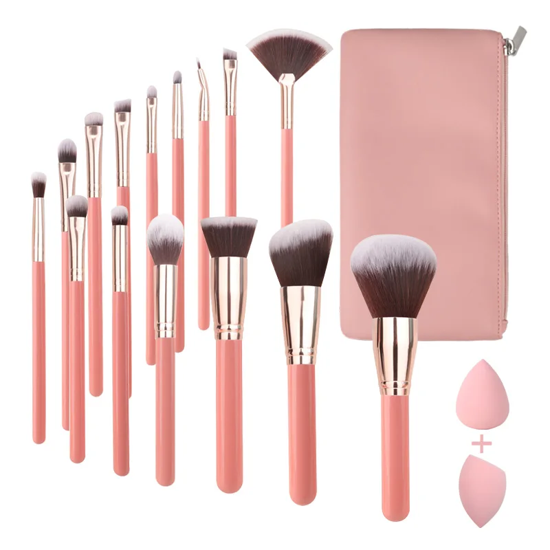FEIYAN Professional Makeup Brush Factory Price Low MOQ High Quality Luxury Wholesale Vegan Private Label Custom Makeup Brush Set