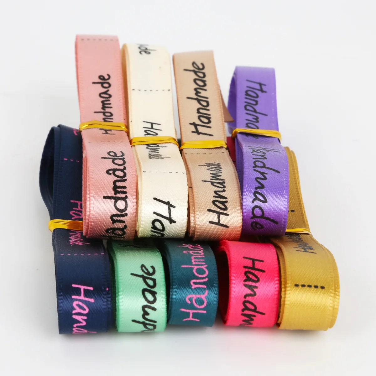 10mm Handmade Printed Satin Ribbon Wholesale Pretty Packing Ribbons